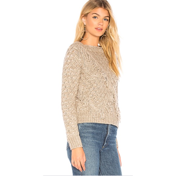 Revolve MAJORELLE Cable Knit Sweater in Grey - Picture 2 of 8